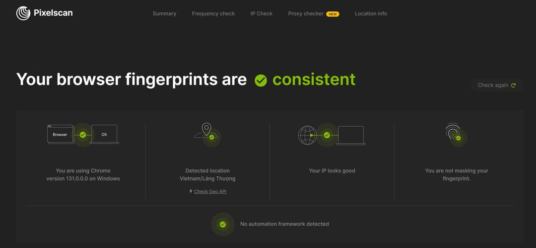 IP Fingerprint – Free Online Tools | Hidemium.io