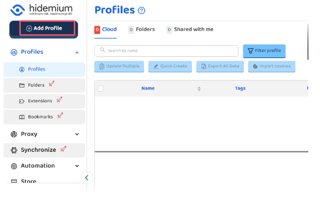 B2Proxy Integration Guide with Hidemium