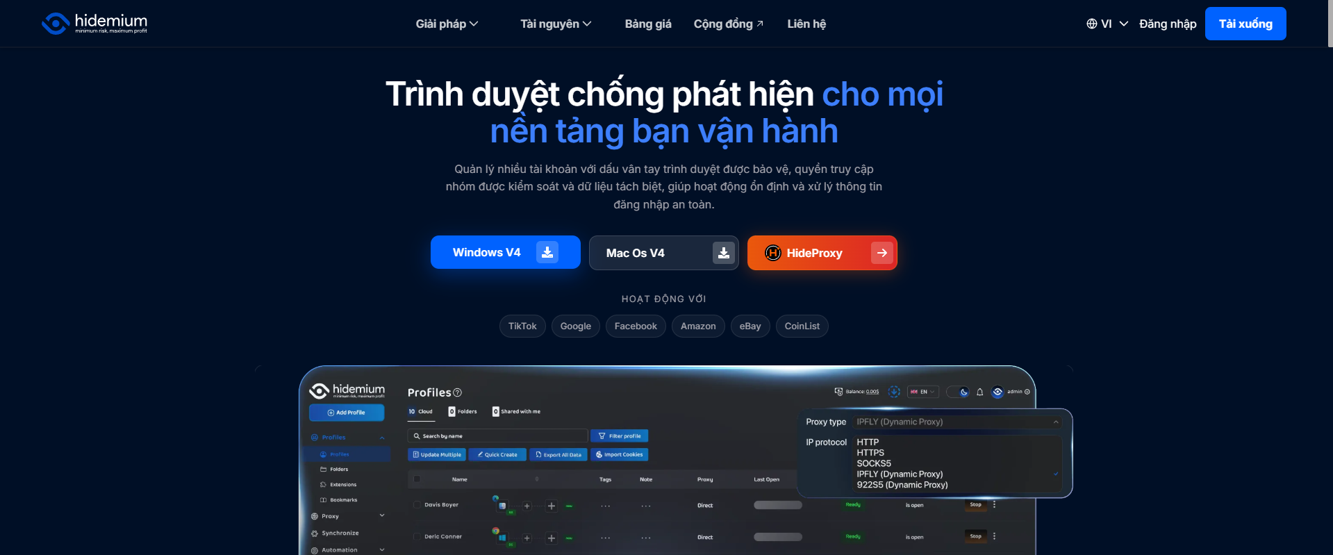 Hidemium - Antidetect Browser