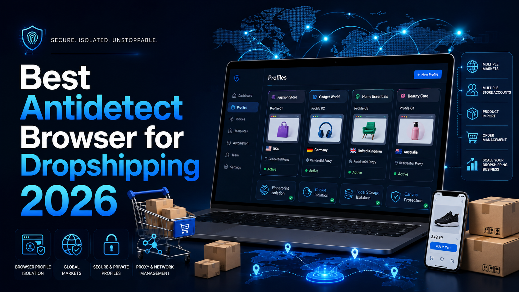 Best Antidetect Browser for Dropshipping 2026