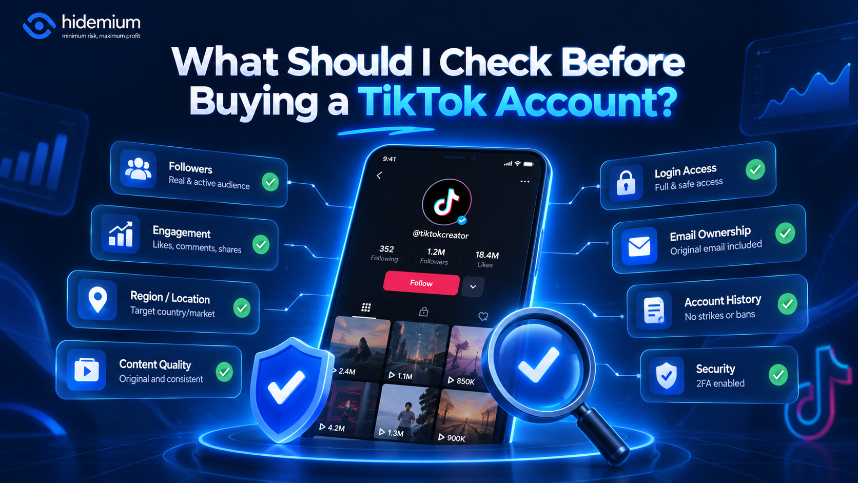 What Should I Check Before Buying a TikTok Account?